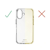 Hama Extreme Protect, kryt pre Apple iPhone 16, materiál D3O®, nezažltne, priehľadný
