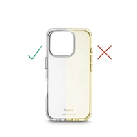 Hama Extreme Protect, kryt pre Apple iPhone 16 Pro, materiál D3O®, nezažltne, priehľadný