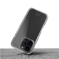 Hama Extreme Protect, kryt pre Apple iPhone 16 Pro, materiál D3O®, nezažltne, priehľadný