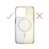 Hama Extreme Protect MagCase, kryt pre Apple iPhone 16 Pro, magnetický, D3O®, nezažltne, priehľadný