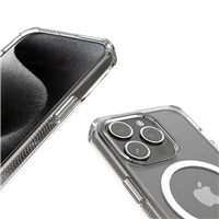 Hama Extreme Protect MagCase, kryt pre Apple iPhone 16 Pro, magnetický, D3O®, nezažltne, priehľadný