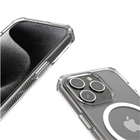 Hama Extreme Protect MagCase, kryt pre Apple iPhone 16 Pro, magnetický, D3O®, nezažltne, priehľadný