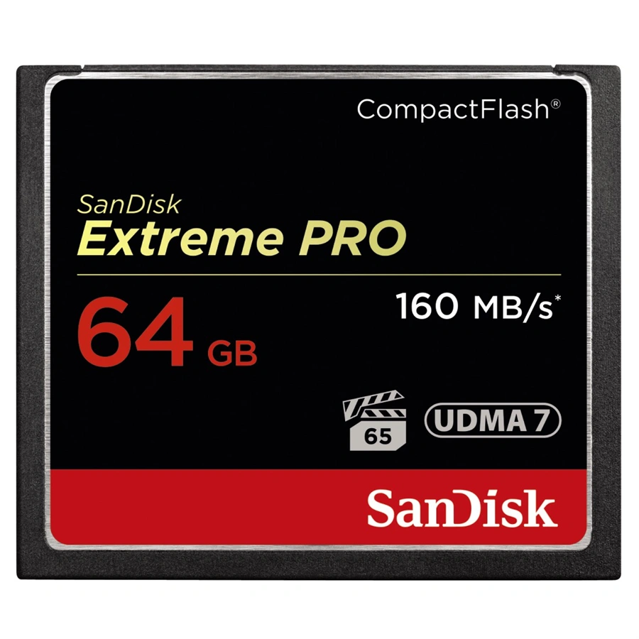 SanDisk Extreme Pro CF 64 GB 160 MB/s VPG 65, UDMA 7