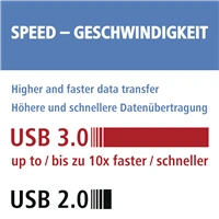 Hama čítačka kariet USB 3.0 SD/microSD, strieborná