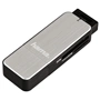 Hama čítačka kariet USB 3.0 SD/microSD, strieborná