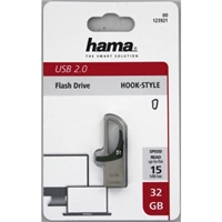 Hama flashPen "Hook-Style"  32 GB 15 MB/s, zelen