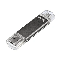 Hama flashPen "Laeta Twin" 16 GB 10 MB/s, šedý