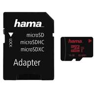 Hama microSDHC 16 GB UHS Speed Class 3 UHS-I 80 MB/s + adaptér