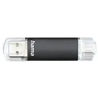 Hama flashPen Laeta Twin, USB 3.0, 16 GB, 40 MB/s, čierny