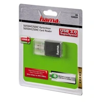 Hama čítačka kariet USB 3.0 UHS II, SD/SDHC/SDXC, antracitová