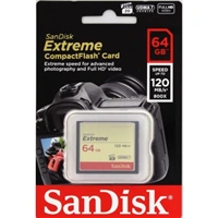 SanDisk Extreme CF 64 GB 120 MB/s zápis 85 MB/s UDMA7