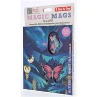 Doplnkový set obrázkov MAGIC MAGS Glow Buttefly Night Ina k aktovkám GRADE, SPACE, CLOUD, 2IN1 a KID