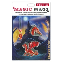 Doplnkový set obrázkov MAGIC MAGS Dragon Drako k aktovkám GRADE, SPACE, CLOUD, 2v1 a KID