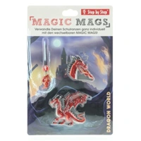 Doplnkový set obrázkov MAGIC MAGS Drak Drako k aktovkám GRADE, SPACE, CLOUD, 2v1 a KID