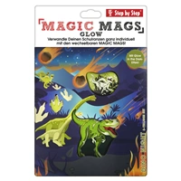 Doplnkový set obrázkov MAGIC MAGS Dino Night Tyro k aktovkám GRADE, SPACE, CLOUD, 2IN1 a KID