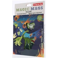 Doplnkový set obrázkov MAGIC MAGS Dino Night Tyro k aktovkám GRADE, SPACE, CLOUD, 2IN1 a KID