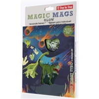 Doplnkový set obrázkov MAGIC MAGS Glow Dino Night Tyro k aktovkám GRADE, SPACE, CLOUD, 2IN1 a KID
