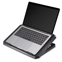 Hama chladiaci stojan pre notebook Black Metal, naklápací, 2 ventilátory, modré podsvietenie, tichý