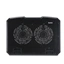 Hama chladiaci stojan pre notebook Black Metal, naklápací, 2 ventilátory, modré podsvietenie, tichý