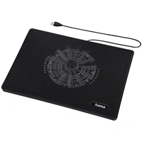 Hama chladiaci stojan Slim pre notebook, tichý, čierny