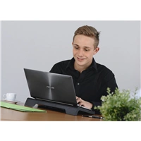 Hama chladiaci stojan pre notebook Black, tichý, čierny