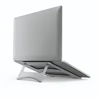 Hama Aluminium, stojan na notebook, od 28 cm (11") do 40 cm (15,6") , skladací, hliníkový,strieborný