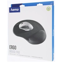 Hama ergonomická podložka pod myš Maxi, čierna