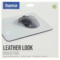 Hama podložka pod myš v koženom dizajne, biela