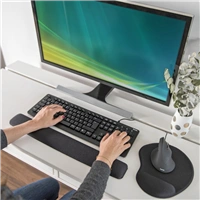 Hama ergonomická podložka pod zápästie Ergo, čierna