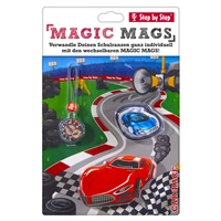 Doplnkový set obrázkov MAGIC MAGS Car Race Mike k aktovkám GRADE, SPACE, CLOUD, 2v1 a KID