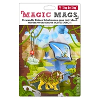 Doplnkov set obrzkov MAGIC MAGS Dino Tres k aktovkm GRADE, SPACE, CLOUD, 2v1 a KID