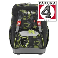 kolský ruksak Step by Step GRADE ierny panter, AGR certifikát