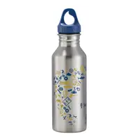 Faka na nápoj z nerezovej ocele 0,5 l, modro-ltá