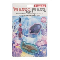 Doplnkov set meniacich sa obrzkov MAGIC MAGS Korytnaka k aktovkm GRADE, SPACE, CLOUD, 2v1 a KID