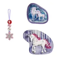 Doplnkový set obrázkov MAGIC MAGS Ice Unicorn Nuala k aktovkám GRADE, SPACE, CLOUD, 2v1 a KID