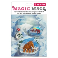 Doplnkov set obrzkov MAGIC MAGS Mamut Odo k aktovkm GRADE, SPACE, CLOUD, 2v1 a KID