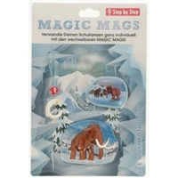 Doplnkov set obrzkov MAGIC MAGS Mamut Odo k aktovkm GRADE, SPACE, CLOUD, 2v1 a KID