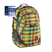 Školský ruksak Coocazoo EvverClevver2, Hip To Be Square Green, certifikát AGR