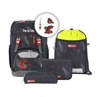 kolsk ruksak pre prvikov - 5dielny set, Step by Step GRADE Drak Drako, AGR