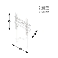 Thomson WAB546 nástenný držiak TV, 200x200, fixný, 1*