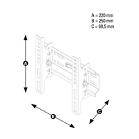 Thomson WAB646 nástenný držiak TV, 200x200, naklápací, 1*