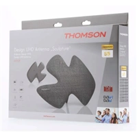 Thomson ANT1639 aktívna izbová anténa Sculpture, DVB-T/DVB-T2, textilný povrch, šedá