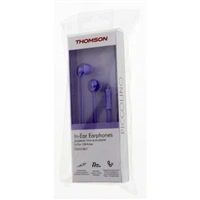 Thomson slúchadlá s mikrofónom EAR3008 Piccolino, mini štuple, fialové