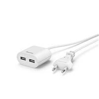 Hama dvojitá sieová nabíjaka USB s káblom, 2,4 A, 1,9 m 