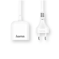 Hama dvojit sov nabjeka USB s kabelem, 2,4 A, 1,9 m (rozbalen)