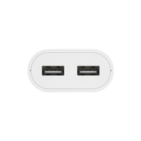 Hama dvojit sov nabjeka USB s kabelem, 2,4 A, 1,9 m (rozbalen)