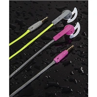 Hama slchadl s mikrofnom Joy Sport, siliknov tuple, ruov/ed