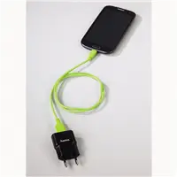 Hama micro USB kbel Flexi-Slim, obojstrann konektor, 0,75 m, zelen