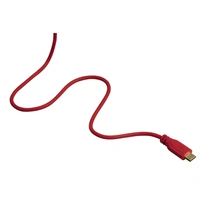Hama micro USB kbel Flexi-Slim, obojstrann konektor, 0,75 m, erven