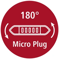 Hama micro USB OTG redukcia Flexi-Slim, obojstrann konektor, 15 cm, ierna